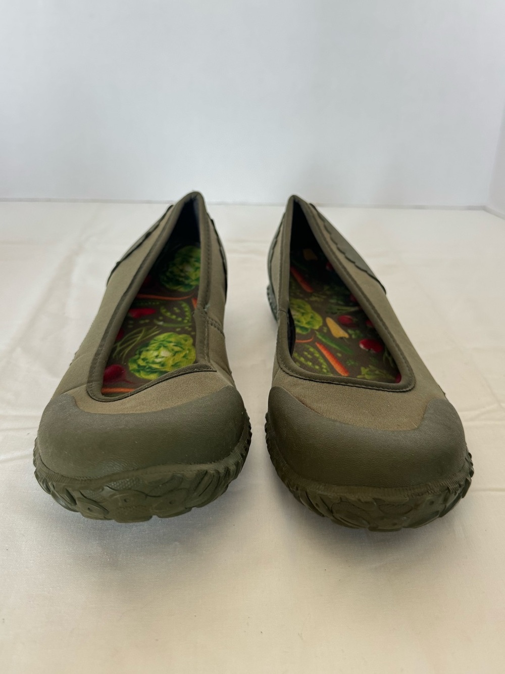Muck Boot Company Women's Muckster Flat garden shoes olive green Size 8 - Picture 2 of 11